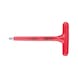 1/4 inch T-handle socket wrench with protective insulation - T-handle with sliding piece - 1