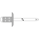 GESIPA SolarGrip blind rivets, aluminium/steel, large head, 6.4 x 14 mm, pack of 250, 1455678 - Blind rivet - 2