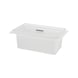 ELMA Zuurbestendige tray-inzet geschikt voor sonic Easy en Select 300 - Zuurbestendige inzetmanden - 1