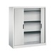 C+P Tambour door cabinet Omnispace, H1345B1200D420 mm, light gray No. 3223-00|S10055 - Workshop cabinet - 2