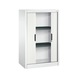 C+P Tambour door cabinet Omnispace, H1230B800D420 mm, white No. 3231-00|S10149 - Workshop cabinet - 2