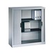 C+P Tambour door cabinet Omnispace, H1230B1200D420 mm, light gray No. 3233-00|S10106 - Workshop cabinet - 2