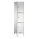 C+P Evolo locker cabinet, 3 compartments, H1850B420D500 mm, No. 48010-123|S10004 - Clothes locker (workshop) - 1