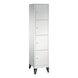 C+P Schließfachschrank Evolo, 4 Fächer, H1850B420T500 mm, Nr. 48010-124|S10000 - Kleiderspind (Werkstatt) - 1