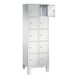C+P Schließfachschrank Evolo, 10 Fächer, H1850B610T500 mm, Nr. 48010-205|S10007 - Kleiderspind (Werkstatt) - 2