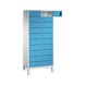C+P Evolo locker cabinet, 20 compartments, H1850B810D500 mm, No. 48010-2210|S10039 - Clothes locker (workshop) - 2