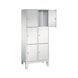 C+P Evolo locker cabinet, 6 compartments, H1850B810D500 mm, No. 48010-223|S10006 - Clothes locker (workshop) - 2