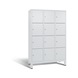 C+P Evolo locker cabinet, 12 compartments, H1850B1200D500 mm, No. 48010-324|S10001 - Clothes locker (workshop) - 1