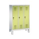 C+P Kindergarten locker Evolo, 3 compartments, H1350B900D300 mm, No. 480103-30|S10034 - Clothes locker (workshop) - 1