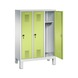 C+P Kindergarten locker Evolo, 3 compartments, H1350B900D300 mm, No. 480103-30|S10034 - Clothes locker (workshop) - 2