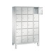 C+P locker cabinet Evolo, 20 compartments, H1850B1190D500 mm, No. 48010-405|S10005 - Clothes locker (workshop) - 2