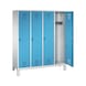 C+P Locker Evolo, 4 compartments, H1850B1590D500 mm, No. 48010-42|S10000 - Clothes locker (workshop) - 2