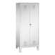 C+P Locker Evolo, 2 compartments, H1850B810D500 mm, light gray No. 48012-22B|S10003 - Clothes locker (workshop) - 1