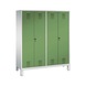 C+P Locker Evolo, 4 compartments, H1850B1590D500 mm, No. 48012-42|S10031 - Clothes locker (workshop) - 1