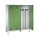 C+P Locker Evolo, 4 compartments, H1850B1590D500 mm, No. 48012-42|S10031 - Clothes locker (workshop) - 2