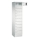 C+P locker cabinet Evolo, 10 compartments, H1800B420D500 mm, No. 48020-1210|S10016 - Clothes locker (workshop) - 2
