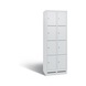 C+P Evolo locker cabinet, 8 compartments, H1800B610D500 mm, No. 48020-204|S10052 - Clothes locker (workshop) - 1