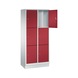 C+P Evolo locker cabinet, 6 compartments, H1800B810D500 mm, No. 48020-223|S10000 - Clothes locker (workshop) - 2