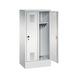 C+P Kindergarten locker Evolo, 2 compartments, H1300B610D300 mm, No. 480203-20|S10049 - Clothes locker (workshop) - 2