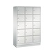 C+P locker cabinet Evolo, 15 compartments, H1800B1200D500 mm, No. 48020-325|S10000 - Clothes locker (workshop) - 1