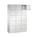 C+P locker cabinet Evolo, 15 compartments, H1800B1200D500 mm, No. 48020-325|S10000 - Clothes locker (workshop) - 2