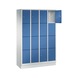 C+P Evolo locker cabinet, 16 compartments, H1800B1190D500 mm, No. 48020-404|S10000 - Clothes locker (workshop) - 2