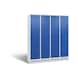 C+P Locker Evolo, 4 compartments, H1800B1590D500 mm, No. 48020-42|S10000 - Clothes locker (workshop) - 1
