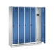 C+P Locker Evolo, 5 compartments, H1800B1480D500 mm, No. 48020-50|S10004 - Clothes locker (workshop) - 2