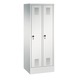 C+P School locker Evolo, 2 compartments, H1600B610D500 mm, No. 480206-20|S10041 - Clothes locker (workshop) - 1