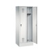 C+P School locker Evolo, 2 compartments, H1600B610D500 mm, No. 480206-20|S10041 - Clothes locker (workshop) - 2