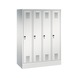 C+P School locker Evolo, 4 compartments, H1600B1190D500 mm, No. 480206-40|S10060 - Clothes locker (workshop) - 1