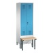 C+P Locker Evolo, 2 compartments, H1850B610D815 mm, No. 48032-20|S10003 - Clothes locker (workshop) - 1