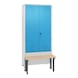 C+P Locker Evolo, 2 compartments, H1850B810D815 mm, No. 48032-22|S10003 - Clothes locker (workshop) - 1