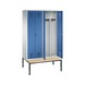 C+P Locker Evolo, 4 compartments, H2090B1190D815 mm, No. 48052-40|S10004 - Clothes locker (workshop) - 2