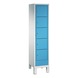 C+P Linen locker Evolo, 1 compartment, H1850B420D500 mm, No. 48060-105|S10005 - Workshop cabinet - 1