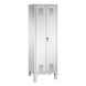 C+P Locker Evolo, 2 compartments, H1850B610D500 mm, light gray No. 48060-20|S10058 - Clothes locker (workshop) - 1