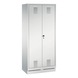 C+P Locker Evolo, 2 compartments, H1800B810D500 mm, light gray No. 48160-22|S10013 - Clothes locker (workshop) - 1