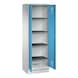 C+P locker Evolo, 2 compartments, H1800B610D500 mm, No. 48222-20B|S10060 - Clothes locker (workshop) - 2