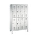 C+P Double-decker locker Evolo, 4 compartments, H1850B1190D500 mm, No. 48310-40|S10010 - Clothes locker (workshop) - 1