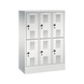 C+P Kindergarten locker Evolo, 6 compartments, H1300B900D300 mm, No. 483203-30|S10053 - Clothes locker (workshop) - 1