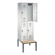 C+P Locker double-decker Evolo, 2 compartments, H2090B610D815 mm, No. 48350-20|S10010 - Clothes locker (workshop) - 2