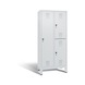 C+P Locker Evolo, 2 compartments, H1850B810D500 mm, light gray No. 48610-22|S10009 - Clothes locker (workshop) - 1