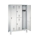 C+P Spind Evolo, 3 Abteile, H1850B1200T500 mm, Lichtgrau Nr. 48610-32|S10013 - Kleiderspind (Werkstatt) - 2