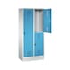 C+P Locker Evolo, 2 compartments, H1800B810D500 mm, No. 48620-22|S10019 - Clothes locker (workshop) - 2