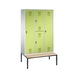 C+P Locker Evolo, 3 compartments, H2090B1200D815 mm, No. 48650-32|S10010 - Clothes locker (workshop) - 1