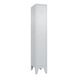 C+P Classic locker, 1 compartment, H1850B320D500 mm, light gray No. 8010-10|S10000 - Clothes locker (workshop) - 1