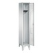 C+P Classic locker, 1 compartment, H1850B320D500 mm, light gray No. 8010-10|S10000 - Clothes locker (workshop) - 2