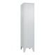 C+P Classic locker, 1 compartment, H1850B420D500 mm, light gray No. 8010-12|S10001 - Clothes locker (workshop) - 1