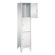C+P Classic locker cabinet 3 compartments H1850B420D500 mm No 8010-123|S10000 - Clothes locker (workshop) - 2
