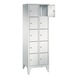 C+P Classic locker cabinet, 10 compartments, H1850B610D500 mm, No. 8010-205|S10001 - Clothes locker (workshop) - 2
